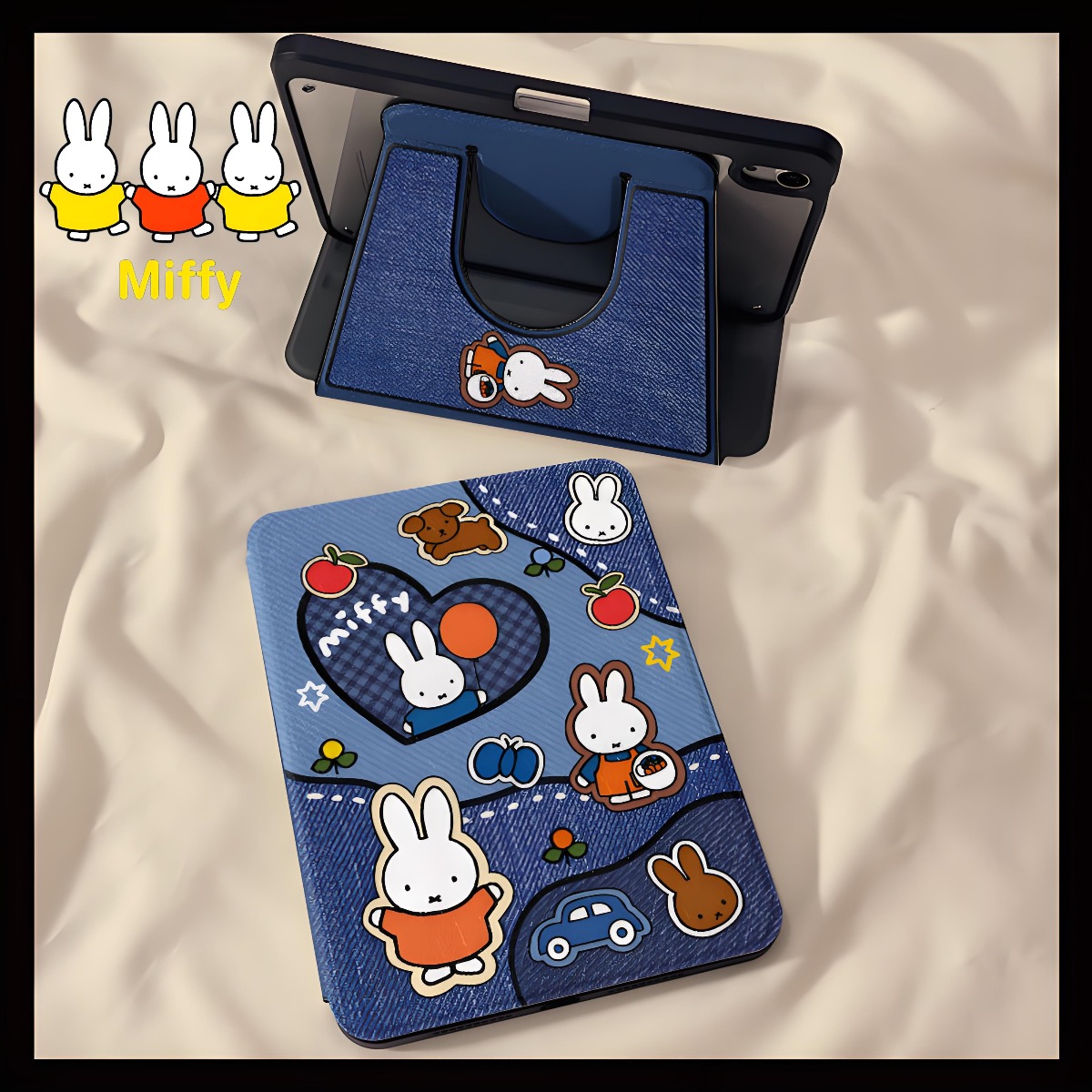 Fire Tablet Accessories - Kawaii Nijntje Konijn Tablet Case Ballon