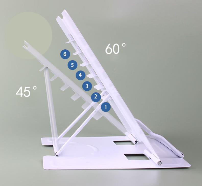 Tablet Reading Accessories - Nieuwe verstelbare draagbare metalen verstelbare leesboekhouder