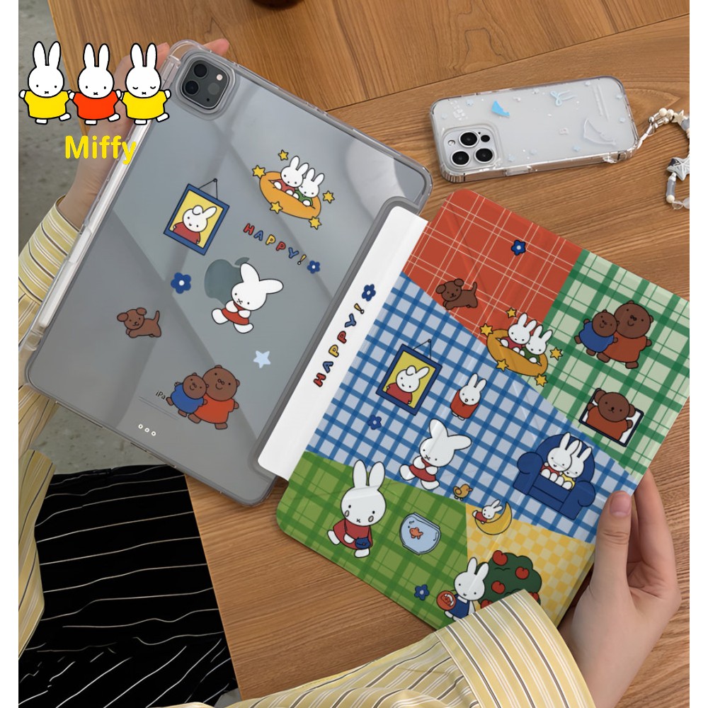 Fire Tablet Accessories - Kawaii Nijntje Konijn Tablet Case Blauw