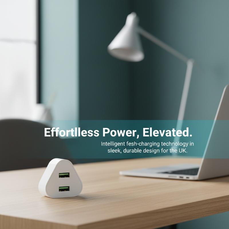 UK 3-pins stekker dubbele USB- - Tablet Accessories Uk recensie en prijs