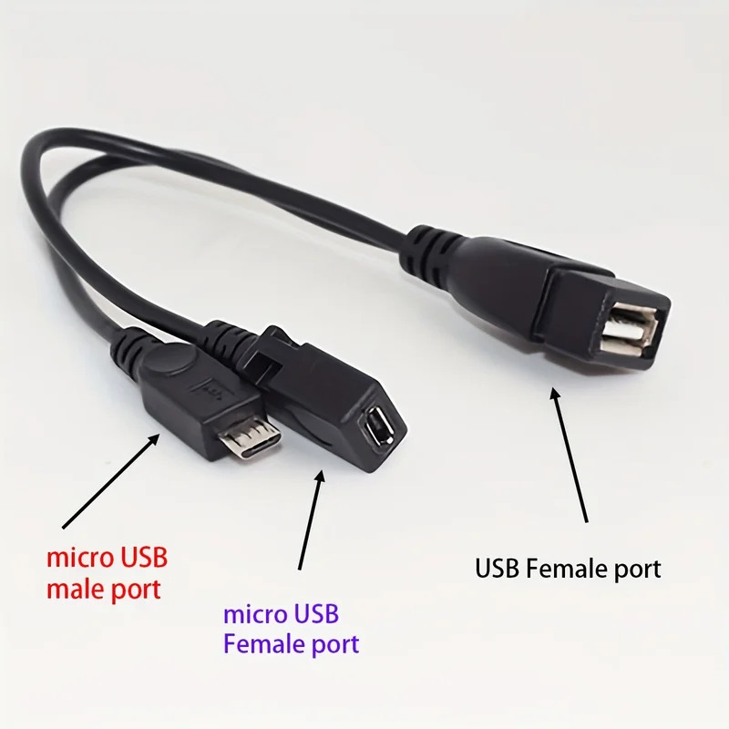 2-in-1 OTG USB naar micro-USB- - Fire Tablet Accessories recensie en prijs
