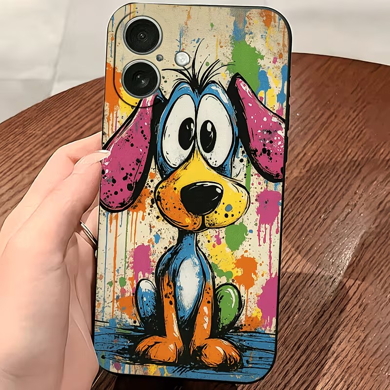 Graffiti gekleurde puppy TPU t - Tablet And Accessories Case recensie en prijs