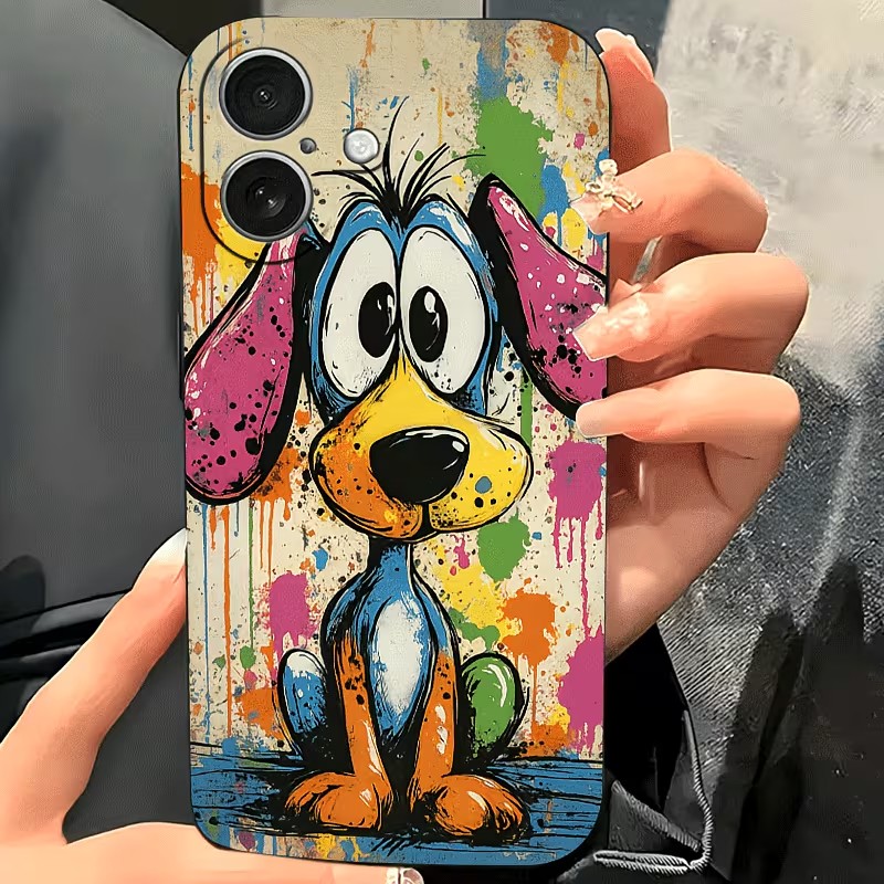 Graffiti gekleurde puppy TPU t - Tablet And Accessories Case recensie en prijs