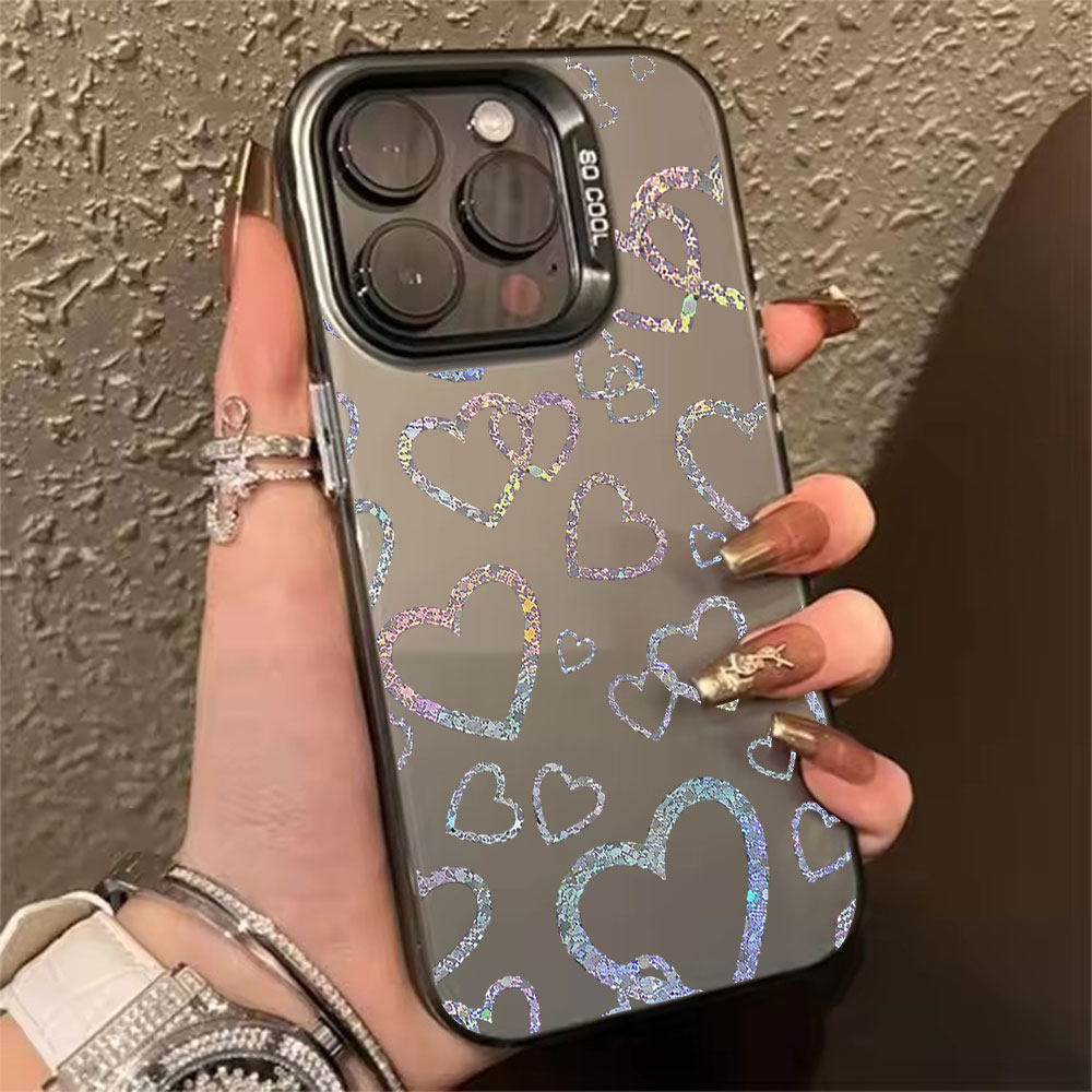 Kleurrijke hoes met hartprint  - Tablet And Accessories Case recensie en prijs