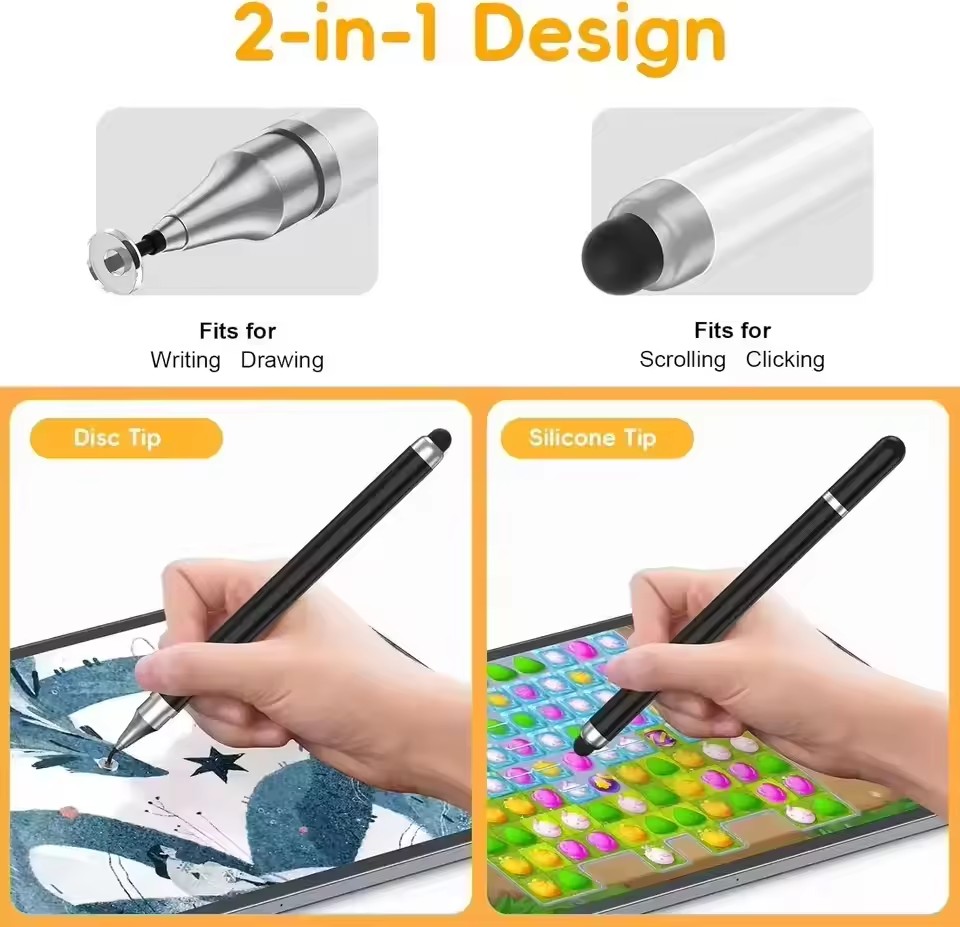 2-in-1 styluspen, universeel v - Tablet Accessories For Kids recensie en prijs