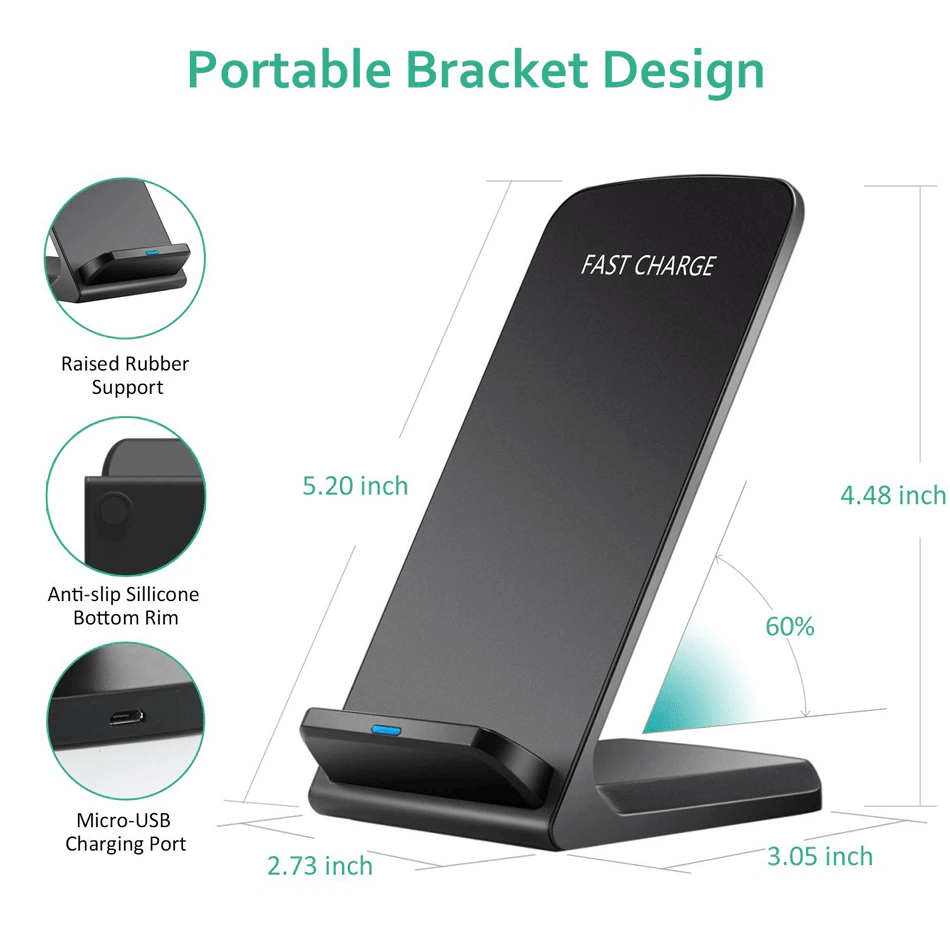 Qi draadloze snellader oplaadp - Wireless Charging Pad recensie en prijs